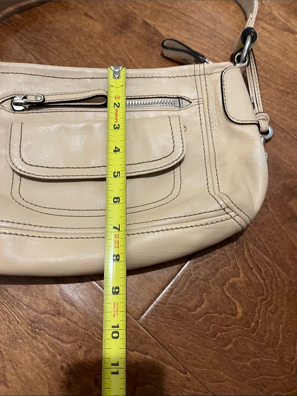 FOSSIL tan leather purse - Picture 10 of 12